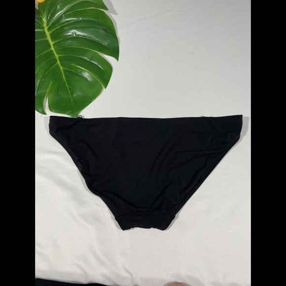 NEW Robin Piccone Luca Cutout‎ Bikini Bottoms in Black [SZ Medium ] - Picture 8 of 12